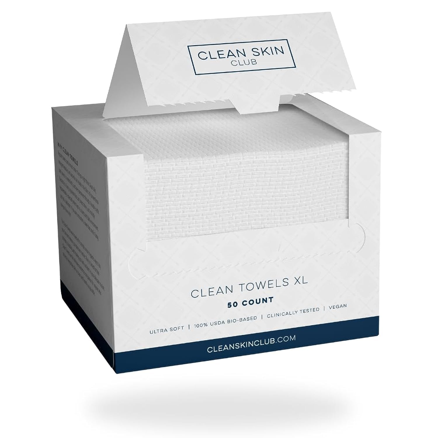 Clean Skin Club Clean Towels XL Disposable Face Towels