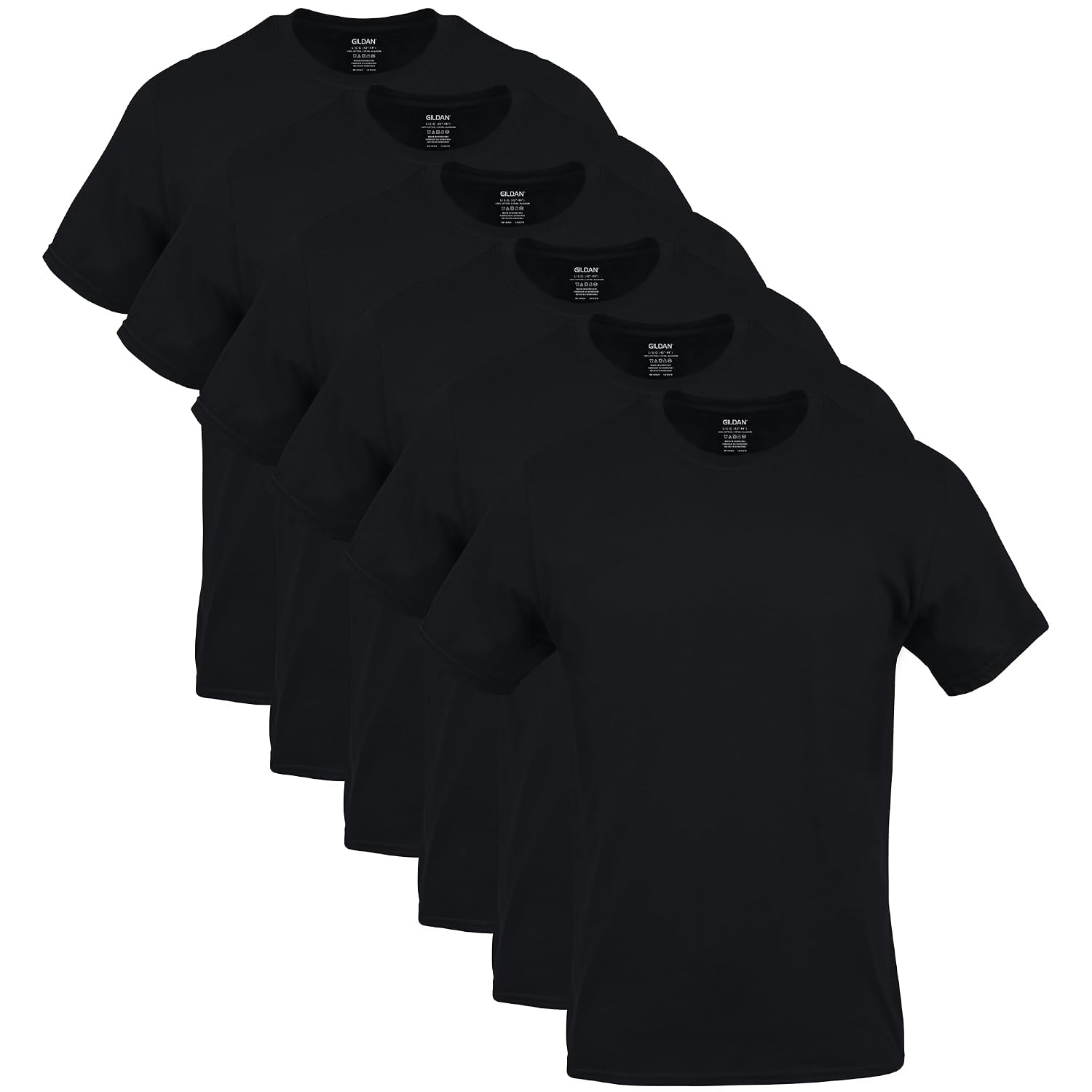 Gildan Men's Crew Neck T-Shirts Multipack